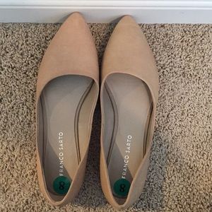 Beige Franco Sarto Flats NWOT